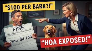 HOA President Charged $100 Per Bark — Then Got Exposed