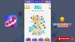 Screw Out: Jam Puzzle - Level 274 - Gameplay walkthrough