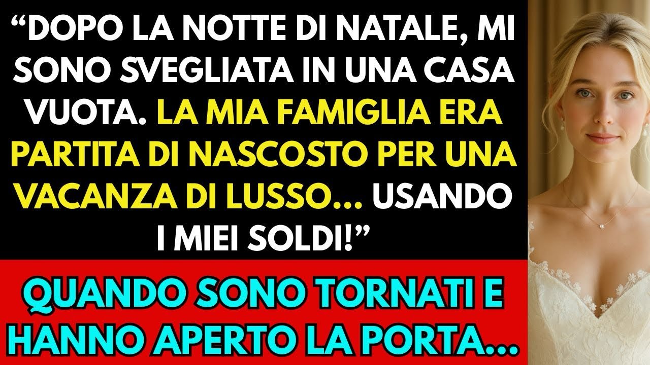 “Dopo Natale, Mi Sono Svegliata in una Casa Vuota — La Mia Famiglia Era in Vacanza di Lusso!”