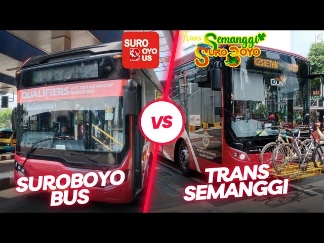 Beda Suroboyo Bus dan Trans Semanggi Suroboyo. Dari Depan Kok Hampir Sama??? (Baca Deskripsi) class=