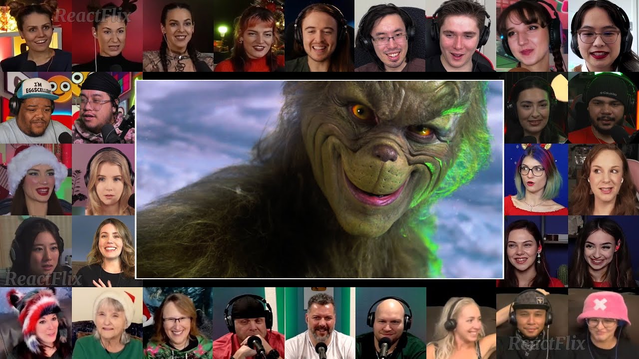The Grinch - How the Grinch Stole Christmas - Reaction Mashup