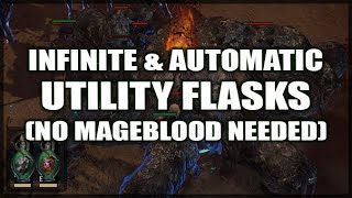 PATH of EXILE: Infinite Automatic Utility Flasks (Without Mageblood)