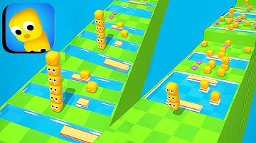 CUBE CROSS ALL LEVELS GAMEPLAY ANDROID,IOS (LEVELS 1-2)