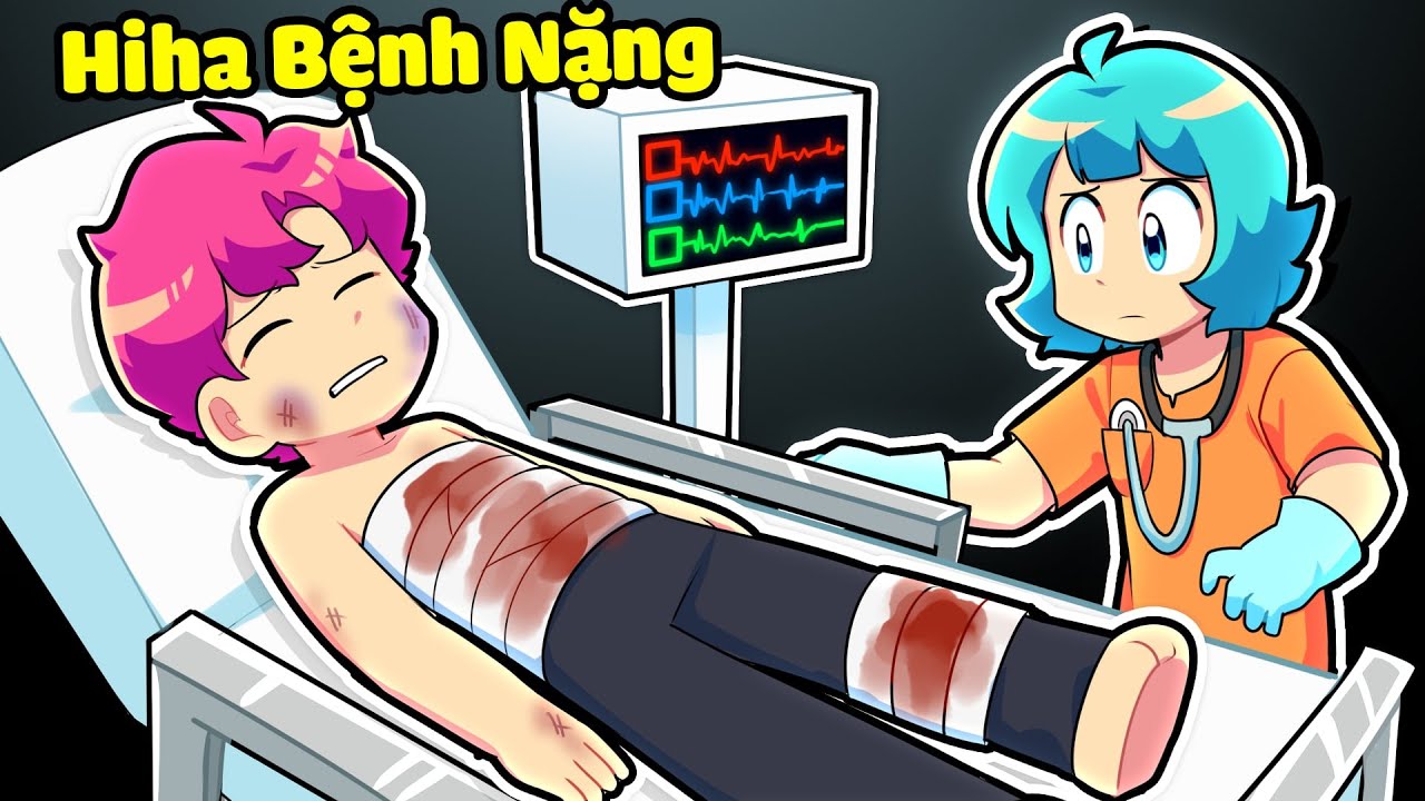 Hiha đã bị BỆNH RẤT NẶNG trong Minecraft . . . .😱😨