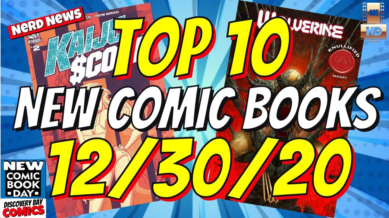 Top 10 HOT New Comic Books releasing December 30th | Hot New Comics this Week | 4k UHD