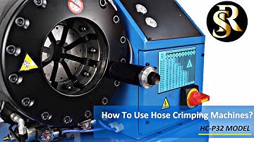 How to use hose crimping machines? (2024) | Hydraulic crimping machine operating method | SR