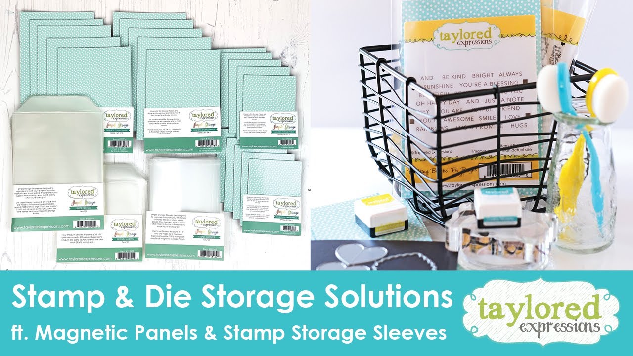 Magnetic Sheets For Dies - AMAZING Craft Room Organization Tip