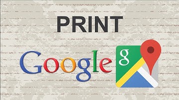 How to print Google Maps