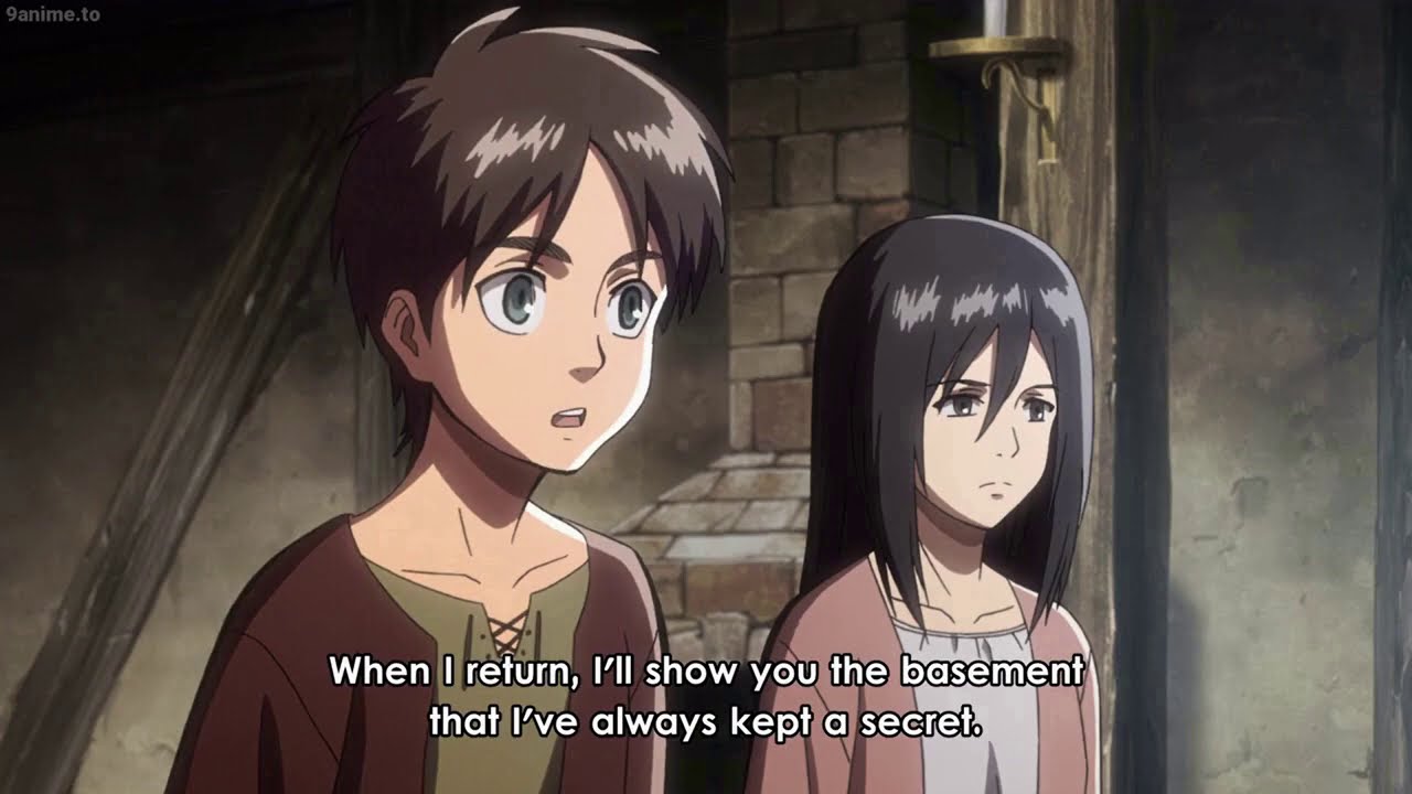 Grisha referred to Mikasa as his daughter, cool detail I guess