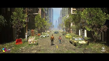 The Last of Us Themed Post-Apocalyptic World made in Unreal Engine 5.4