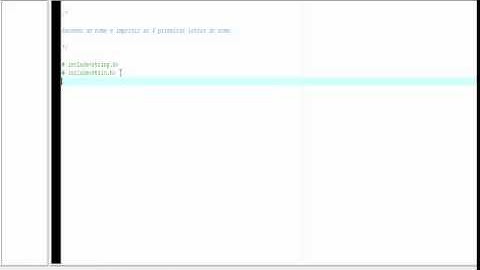 imprime as 4 primeiras letras de um nome