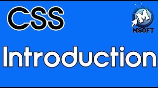 | CSS | Introduction | Msoft | ( Darija )