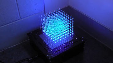8X8X8  led Cube Using LabView