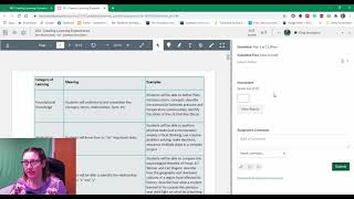 Canvas: Grading an assignment with a rubric