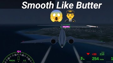 Very Smooth Landing by Boeing 717 Airline Commander! Flyworld