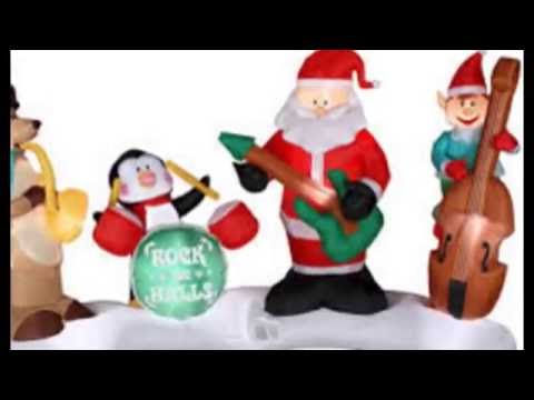 Christmas decorations inflatable funny tree inflatables animated santa outdoor yard help gadgets gear wayfair holiday SOME christmas inflatables i want for 2016 - YouTube