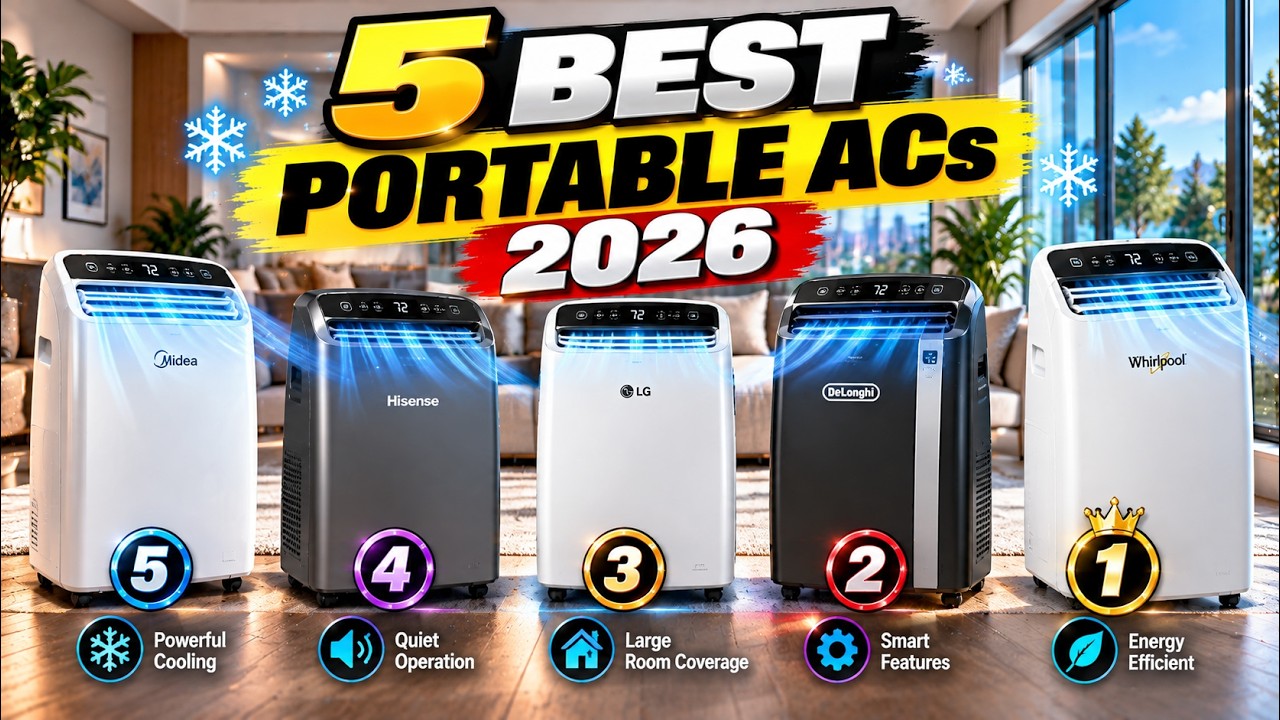 👉 Best Portable Air Conditioners in 2026 | Top 5 Picks - YouTube
