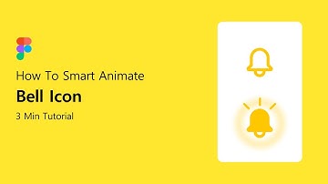 How to Animate Notification Bell Icon in Figma | Smart Animate | Figma