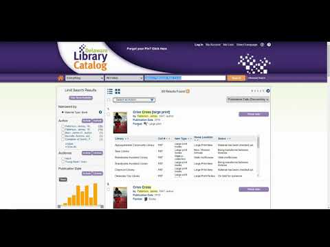 How To Place Holds Online Tutorial - Selbyville Public Library