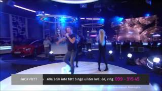 Magnus Carlsson med låten 'Oslagbar'  - BingoLotto 13/10 2013