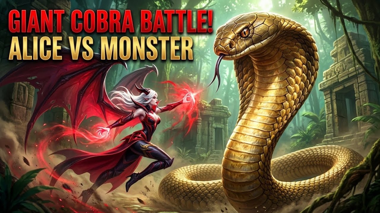 ALICE vs GIANT KING COBRA 🐍 Epic Battle in Amazon Rainforest! | Mobile Legends Story