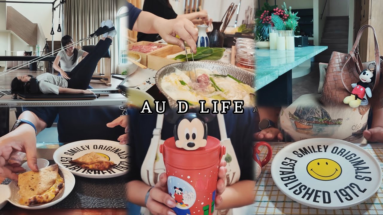 มื้อเช้าทำ Wrap Tuna Corn  Cheese Bacon, เล่น  Pilates ครั้งแรก, พาไปกิน  Kanzen Shabu ศรีราชา 