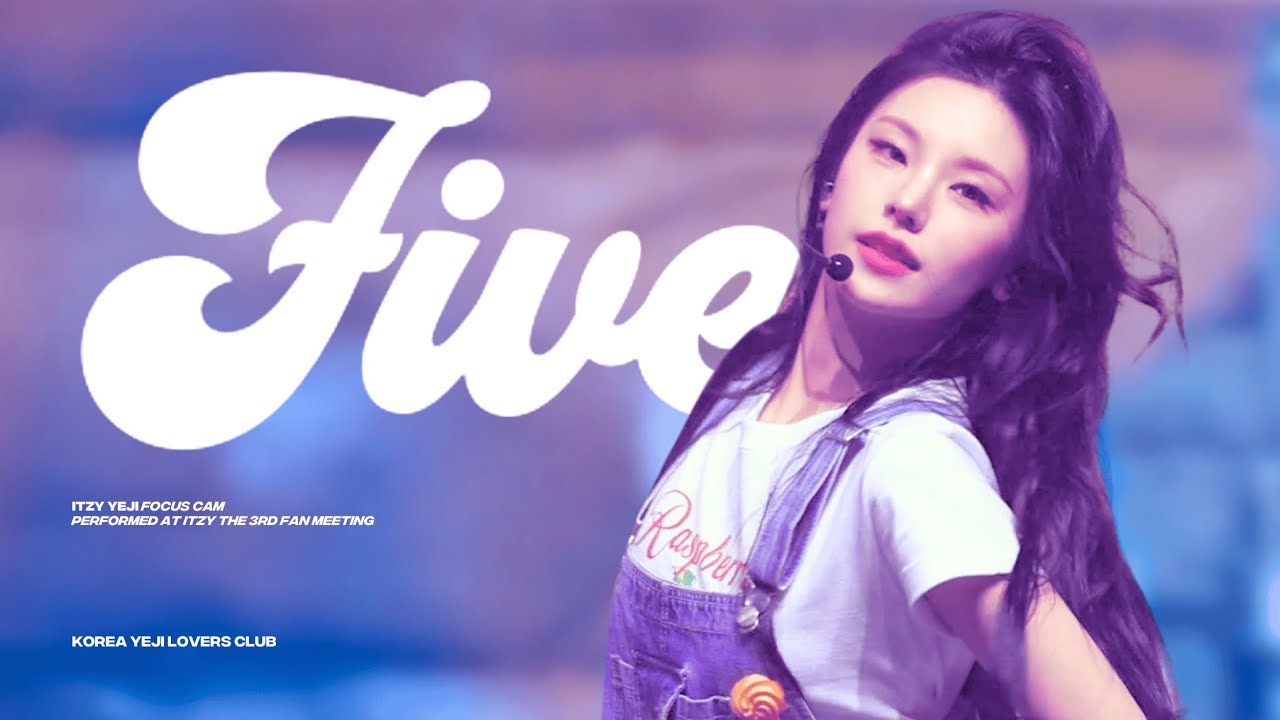 241102 있지 예지 직캠 4K 'FIVE' (ITZY YEJI FANCAM) | @ITZY the 3rd Fan Meeting 있지 믿지, 날자!