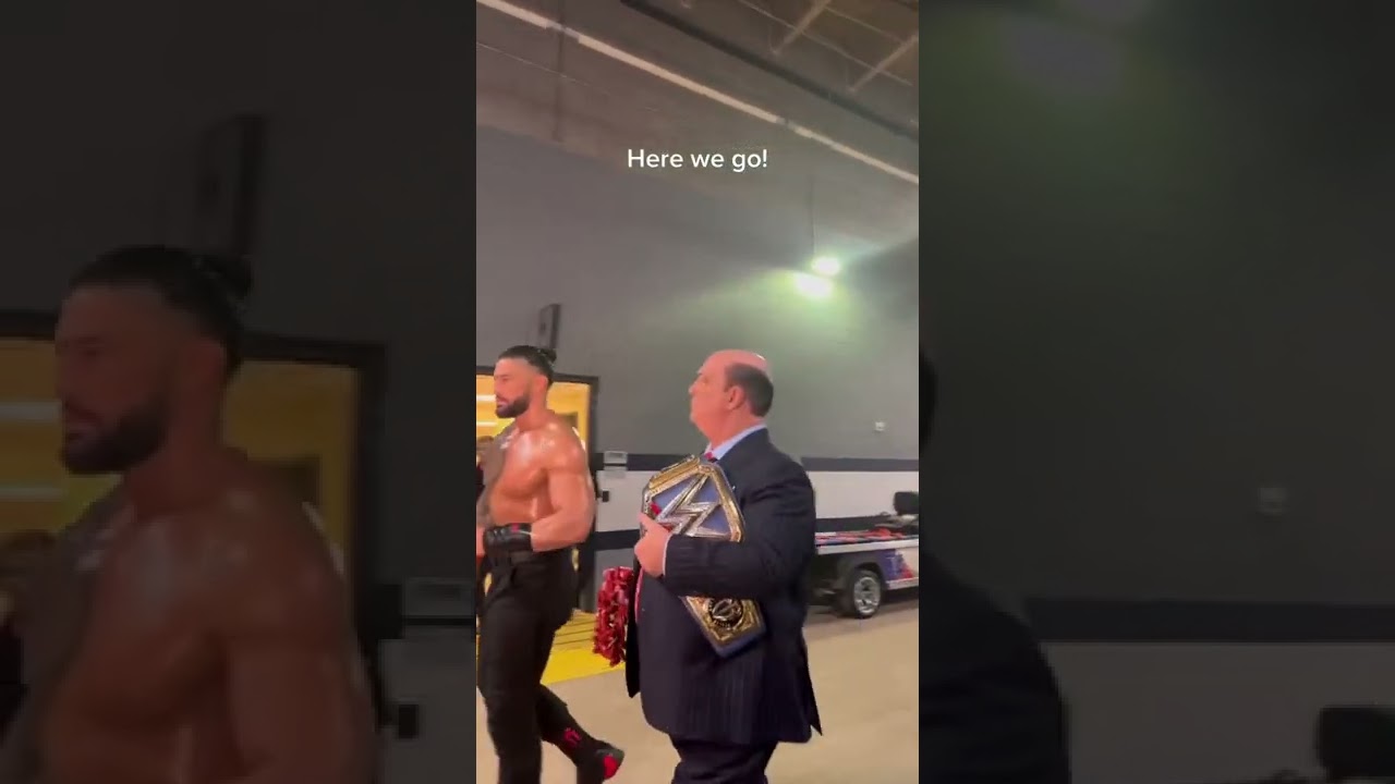 Roman Reigns WrestleMania 38 Backstage 