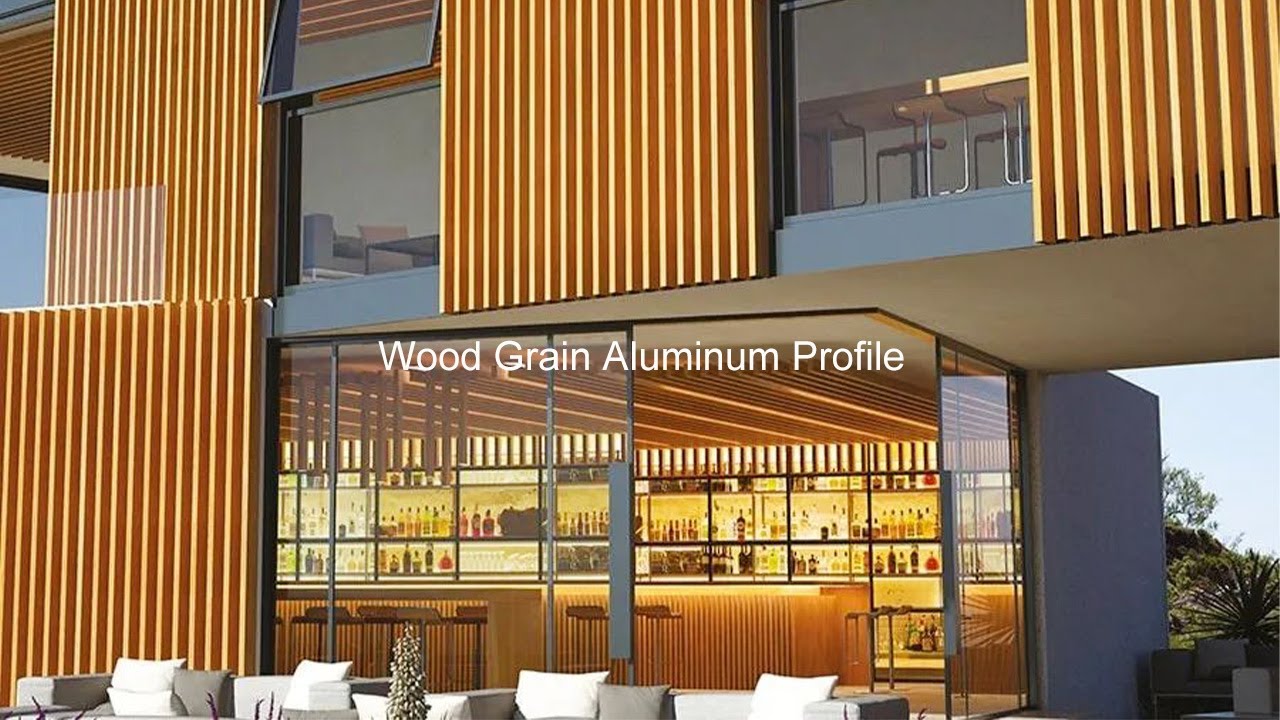 Wood Grain Surface of Aluminium Profiles