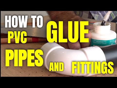 How to glue PVC Pipes and Fittings (Solvent Cement)