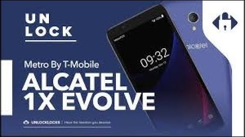 How To Unlock metro by T-Mobile ALCATEL 1X Evolve (5059Z) - UNLOCKLOCKS.com