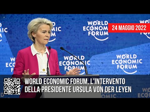 World Economic Forum, l'intervento della Presidente von der Leyen