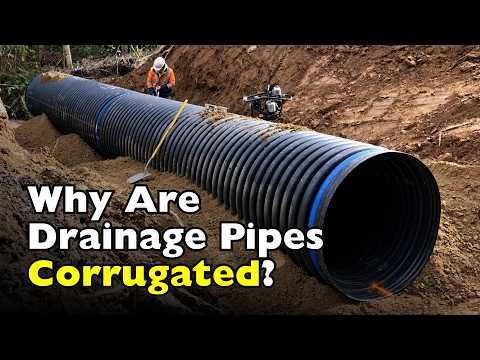Why Are Drainage Pipes Corrugated?
