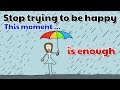 Sam Harris -The present moment becomes good enough, so you stop seeking happiness in the future.