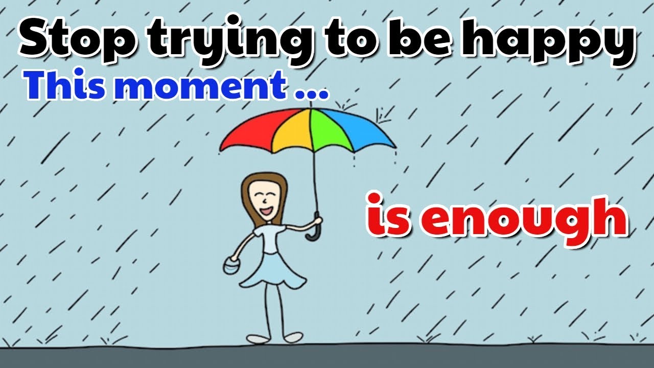 Sam Harris -The present moment becomes good enough, so you stop seeking happiness in the future.