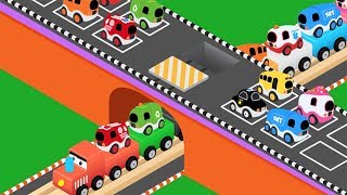 Colors For Children to Learn with Train Transporter Toy Street Vehicles - Toys Cars For Kids
