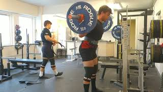 145KG X7 Highbar Squats 145KG X7 Highbar Squats