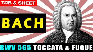 Download Lagu TAB/Sheet: Bach’s BWV 565 Toccata and Fugue  [PDF + MIDI + Guitar Pro] MP3