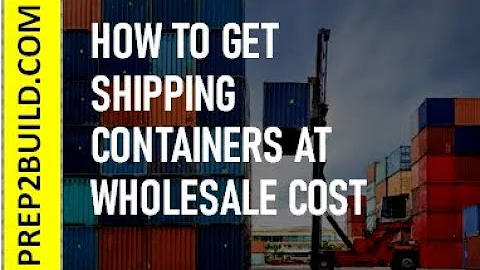 💲 How to Get Shipping Containers at Wholesale Cost! 💼💰