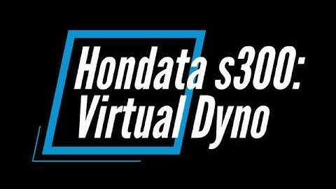 Hondata s300 Part 32: Virtual Dyno | Evans Performance Academy