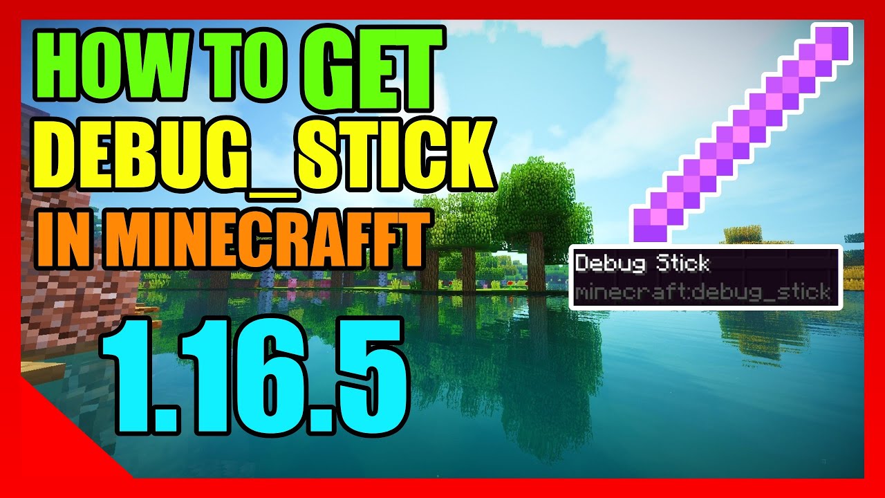 How To Get The Debug Stick In Minecraft 1 16 5 Youtube