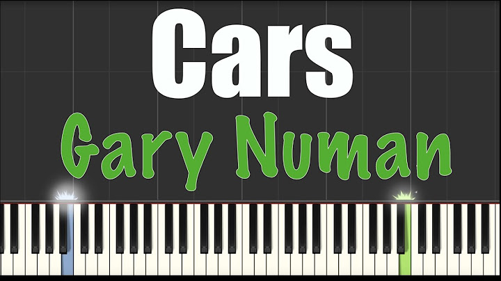 Cars Piano version - Piano performance video thumbnail