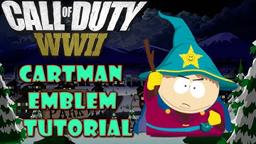 Call OF Duty WW2: CARTMAN Emblem Tutorial ( NewTutorial Method )