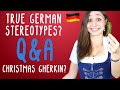 True Stereotypes, German Holidays, & Pronunciation - Q&A #askagerman | German Girl in America