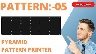 Pattern :-05 || Pyramid Pattern Printer with the help of python || #python #viral #coding