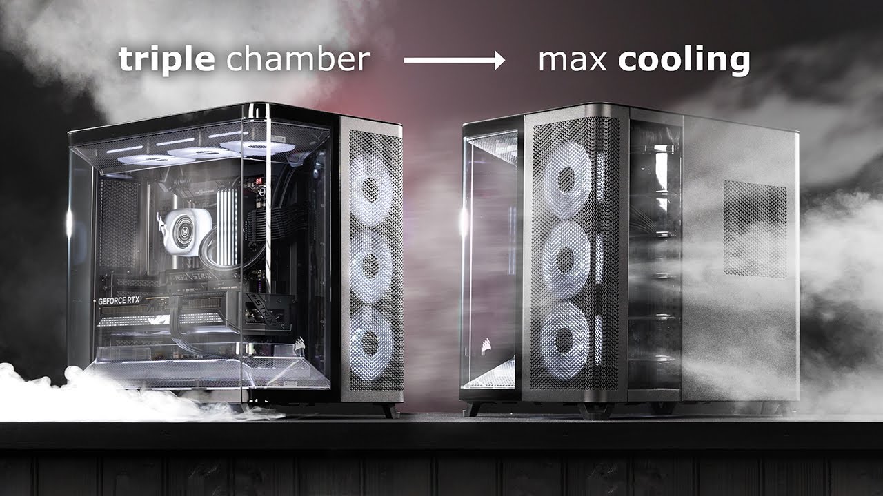 Вы никогда не видели такого воздушного потока в ПК... | Сборка игрового ПК Corsair AIR 5400