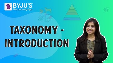 Taxonomy - Introduction