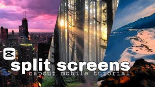 Split Screen Video Editing | Create Multiple Screens in CapCut Mobile toturials screenshot 5