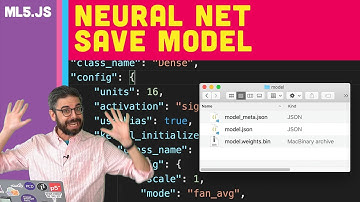 ml5: Save Neural Network Trained Model