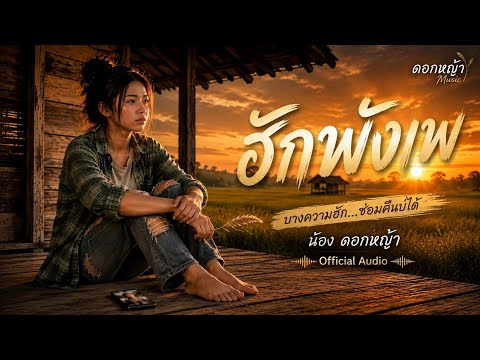 ฮักพังเพ (ຮັກພັງເພ) - น้อง ดอกหญ้า | เพลงลูกทุ่งอีสานเศร้า อกหักจนใจพัง | Official Audio